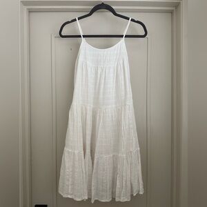 White Summer Sleeveless Dress-NWOT
